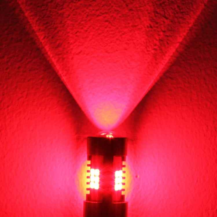 2 PCS 10.5W 1157-2835-21smd Red LED Car Brake Light Tail Light Bulb, DC 12-24V