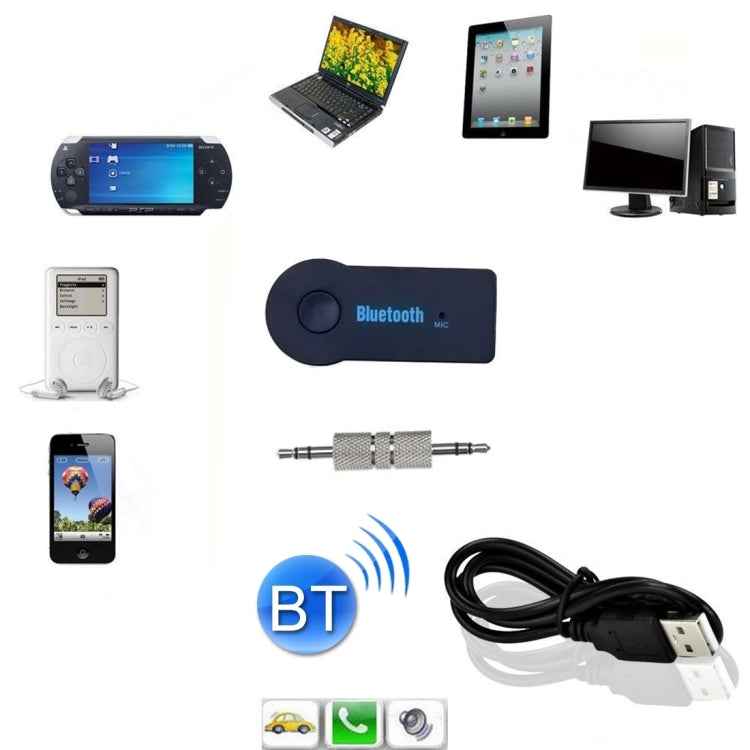 Portable Single Sound Channel Bluetooth Wireless Music Receiver Mini Boombox for iPhone / iPad / Car / Headphone / Stereo, Support Bluetooth Hands-free