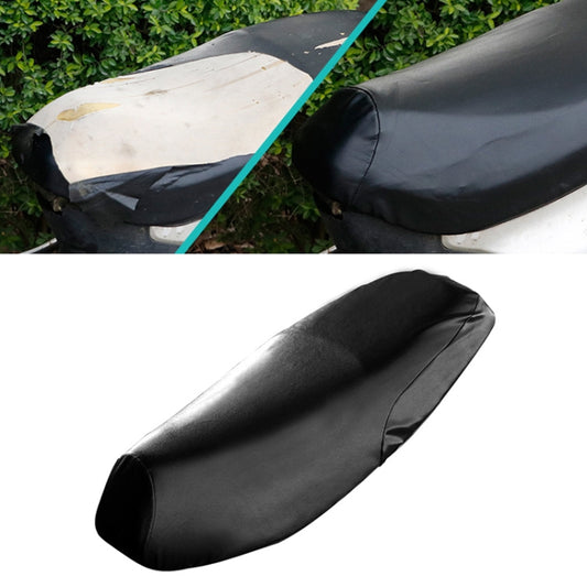 Waterproof Motorcycle Black Leather Seat Cover Prevent Bask In Seat Scooter Cushion Protect, Size: XL, Length: 61-65cm; Width: 27-38cm, Length: 61-65cm; Width: 27-38cm