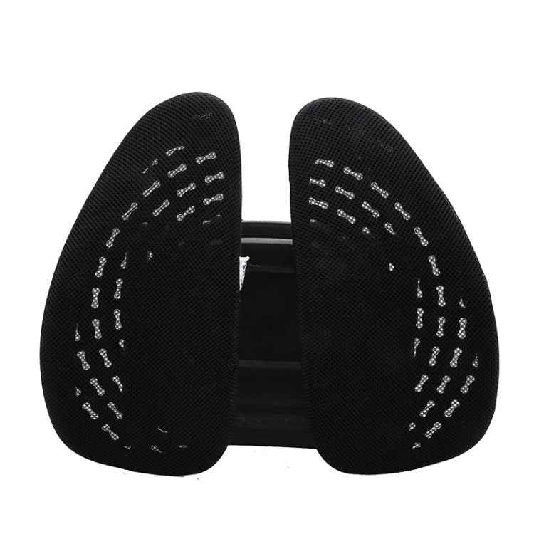 Car Lumbar Support Office Seat Belt Backrest Double Cushion Car Home Massage Lumbar Ice Silk Pillow