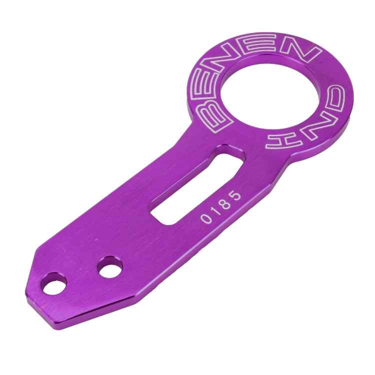 Benen Aluminum Alloy Rear Tow Towing Hook Trailer Ring for Universal Car Auto with Two Screw Holes