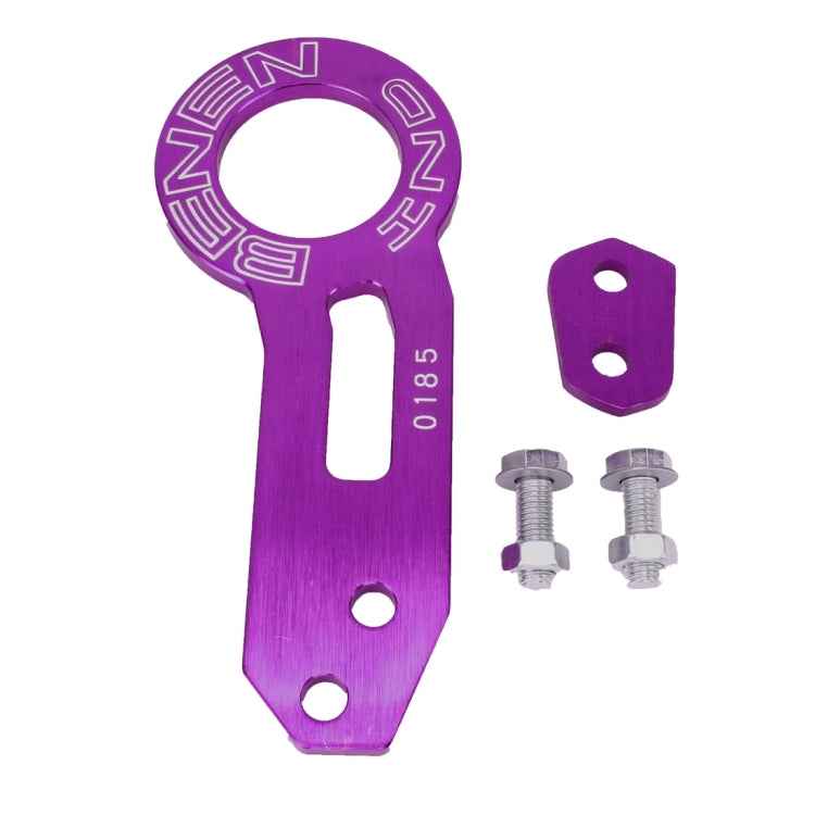 Benen Aluminum Alloy Rear Tow Towing Hook Trailer Ring for Universal Car Auto with Two Screw Holes
