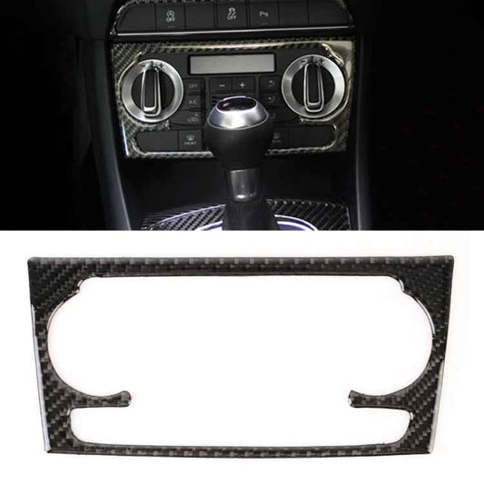 Carbon Fibre Car Air Conditioning Switch Panel Decorative Sticker for Audi Q3 2013-2018