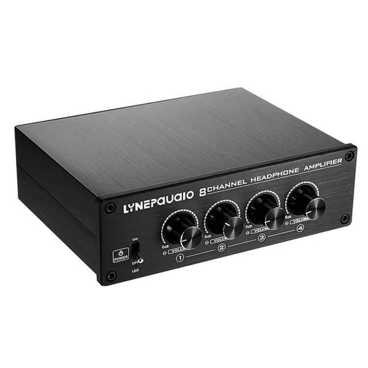 LINEPAUDIO A966 Pro Eight-channel Headphone Amplifier  Headphone Distributer Signal Amplifier