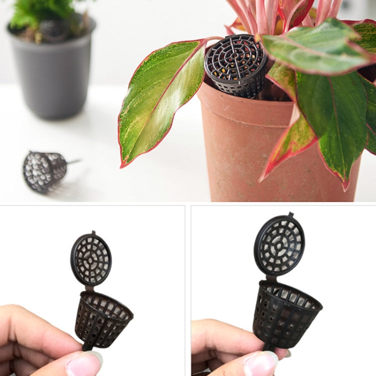 10PCS Bonsai Tools Gardening Products Gardening Tools Bonsai Fertilizer Boxes with Cover, Large Size: 6 x 4cm