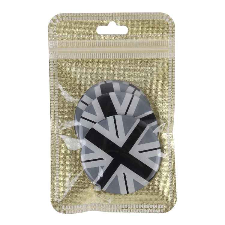 4 PCS National Flag Metal Car Sticker Wheel Hub Caps Centre Cover Decoration