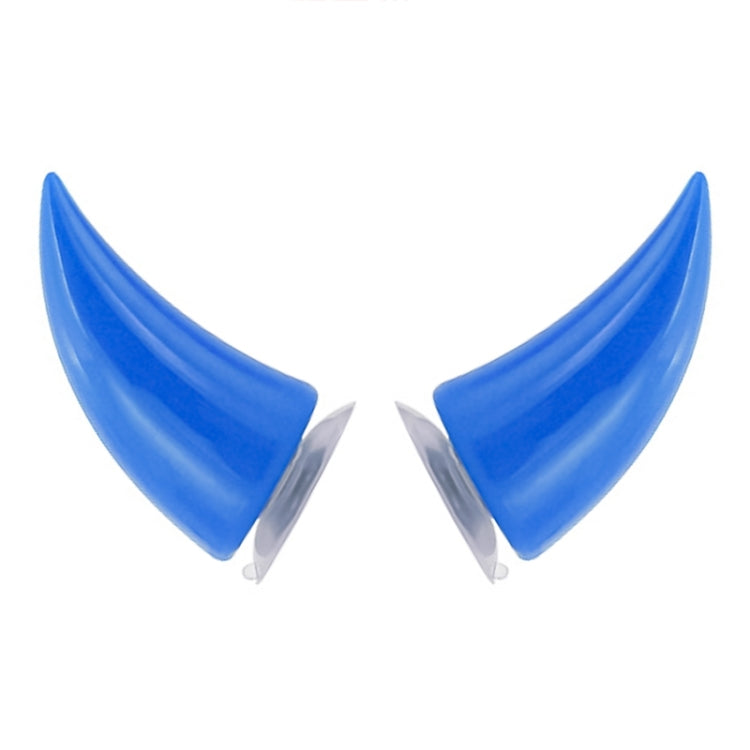 2 PCS Motorcycle Helmet Devil Decoration Motorbike Helmet Suction Cups Horns Decoration Headwear Sucker