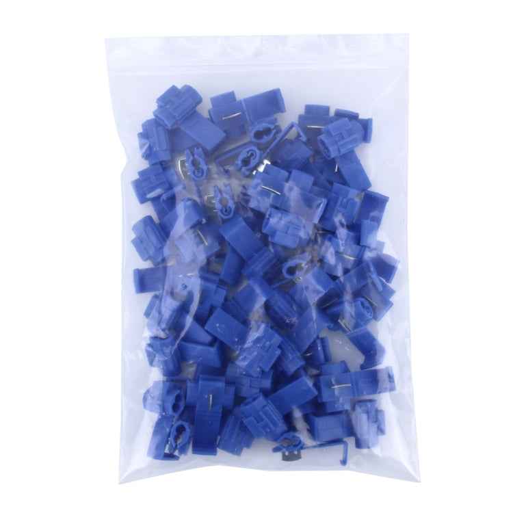 50 PCS Quick Splice Solderless Wire Terminals Connector, Blue