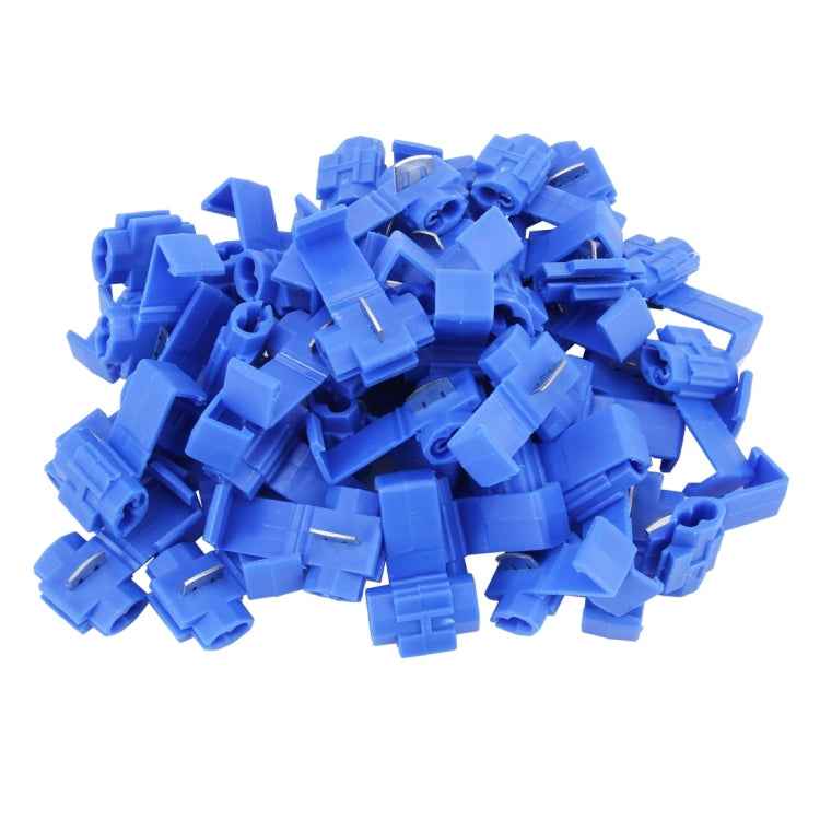 50 PCS Quick Splice Solderless Wire Terminals Connector, Blue