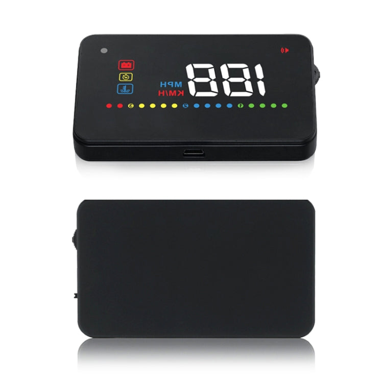 A200 OBD2 3.5 inch Vehicle-mounted Head Up Display Security System, Support Car Speed / Engine Revolving Speed Display / Water Temperature / Voltage