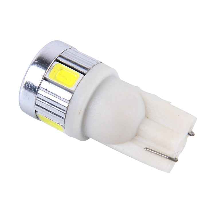 2PCS T10 3W SMD 5630 6 LED Car Clearance Lights Lamp, DC 12V