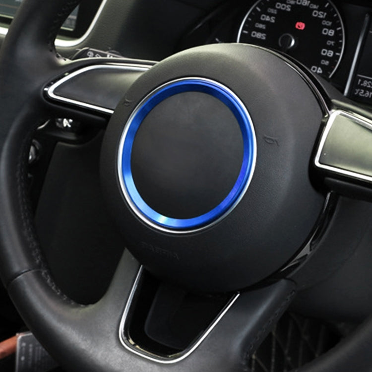 Car Auto Steering Wheel Ring Cover Trim Sticker Decoration for Audi A4L / A3 / A5 2017-2019