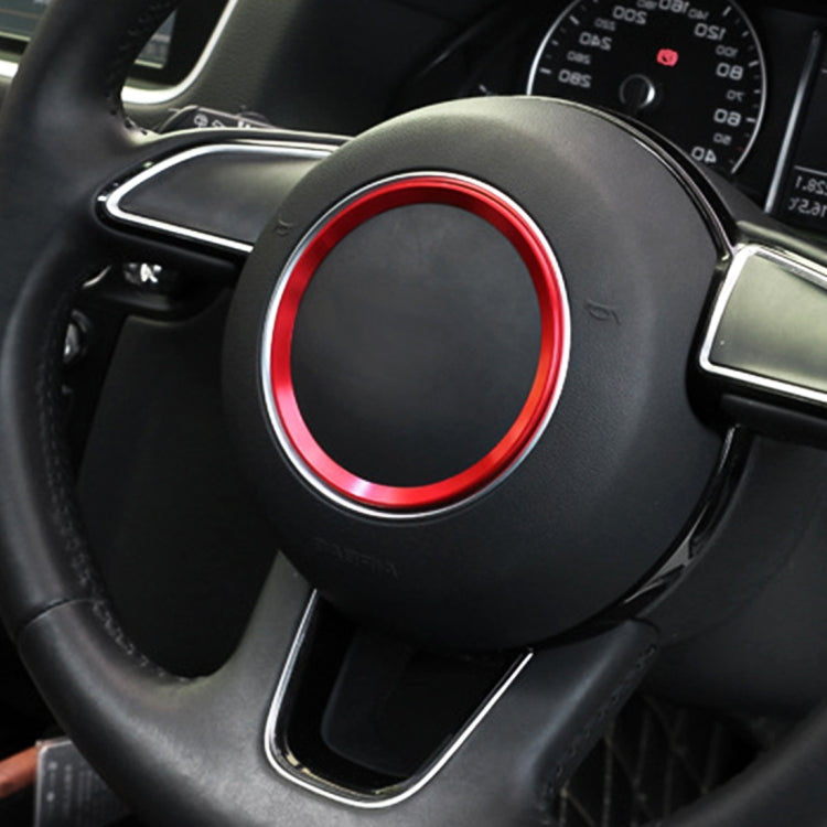 Car Auto Steering Wheel Ring Cover Trim Sticker Decoration for Audi A4L / A3 / A5 2017-2019
