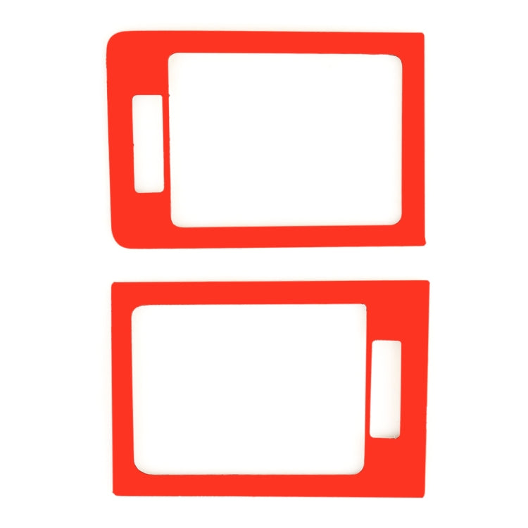 2 PCS Car Dashboard  Right and Left Air Outlet Frame Carbon Fiber Decorative Sticker for Mercedes-Benz W204 2007-2013, Dashboard Right and Left Air Outlet Frame