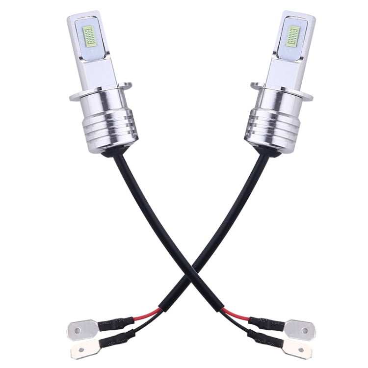2 PCS H3 72W 1000LM 6000-6500K Super Bright Car Fog Light LED Bulbs, DC 12-24V, H3