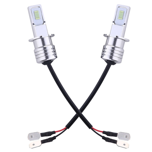 2 PCS H3 72W 1000LM 6000-6500K Super Bright Car Fog Light LED Bulbs, DC 12-24V, H3