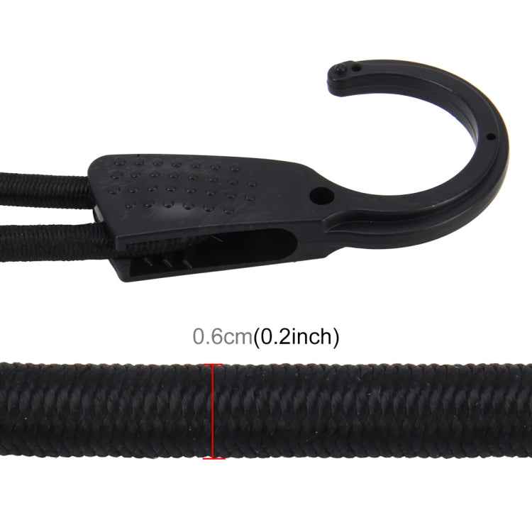 Reusable Car Fastening Rope Car Adjustable Elastic Rope Trunk Storage Hooks Strap Fastening Vehicle Fastening Rope, Length: 1.5m