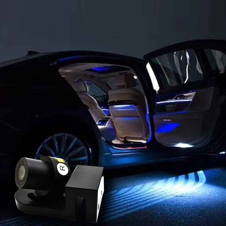 2 PCS DC 8-36V Ghost Shadow Courtesy Angel Wings Projection Lamp Car Door LED Welcome Lights