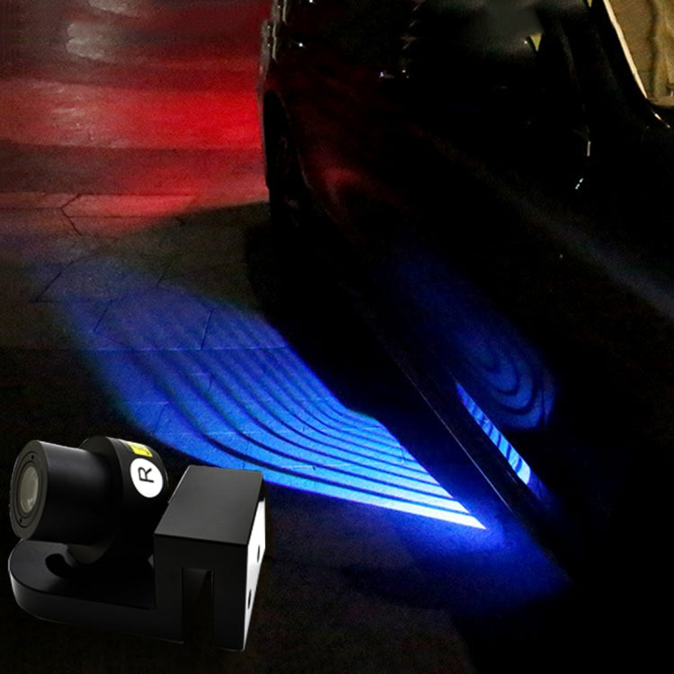 2 PCS DC 8-36V Ghost Shadow Courtesy Angel Wings Projection Lamp Car Door LED Welcome Lights, Red, White, Cold Blue, Blue