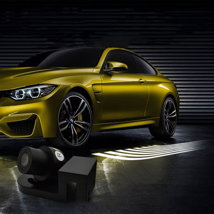 2 PCS DC 8-36V Ghost Shadow Courtesy Angel Wings Projection Lamp Car Door LED Welcome Lights, Red, White, Cold Blue, Blue