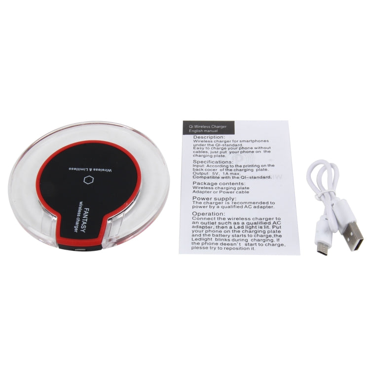 15W Safety Wireless and Limitless QI-standard Wireless Charger Fast Charging Charger with Micro USB Cable