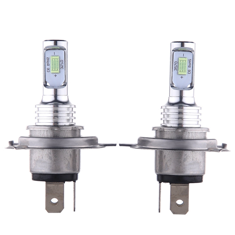 2 PCS H4 72W 1000LM 6000-6500K Super Bright White Light Car Fog LED Bulbs, DC 12-24V, H4