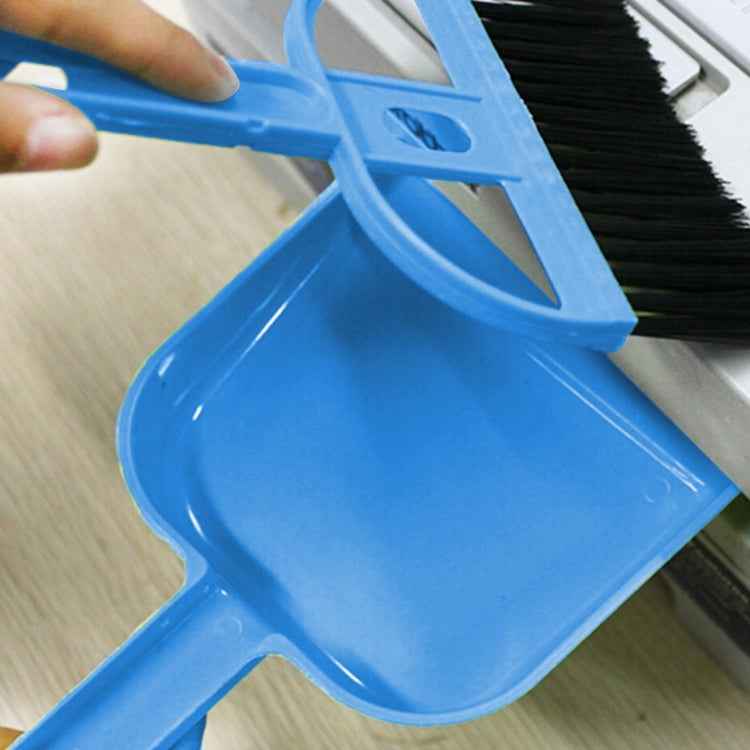 Mini Desktop Car Keyboard Sweep Cleaning Brush Small Broom Dustpan Set