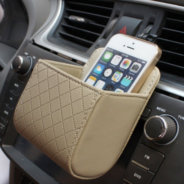 Car Air Vent Mobile Cellphone Pocket Bag Pouch Box Storage Organizer Carrying Case