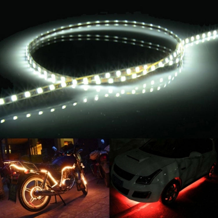 5 PCS 45 LED 3528 SMD Waterproof Flexible Car Strip Light for Car Decoration, DC 12V, Length: 90cm, 90cm+pink, 90cm+green, 90cm+ice blue, 90cm+blue, 90cm+red, 90cm+white, 90cm+yellow