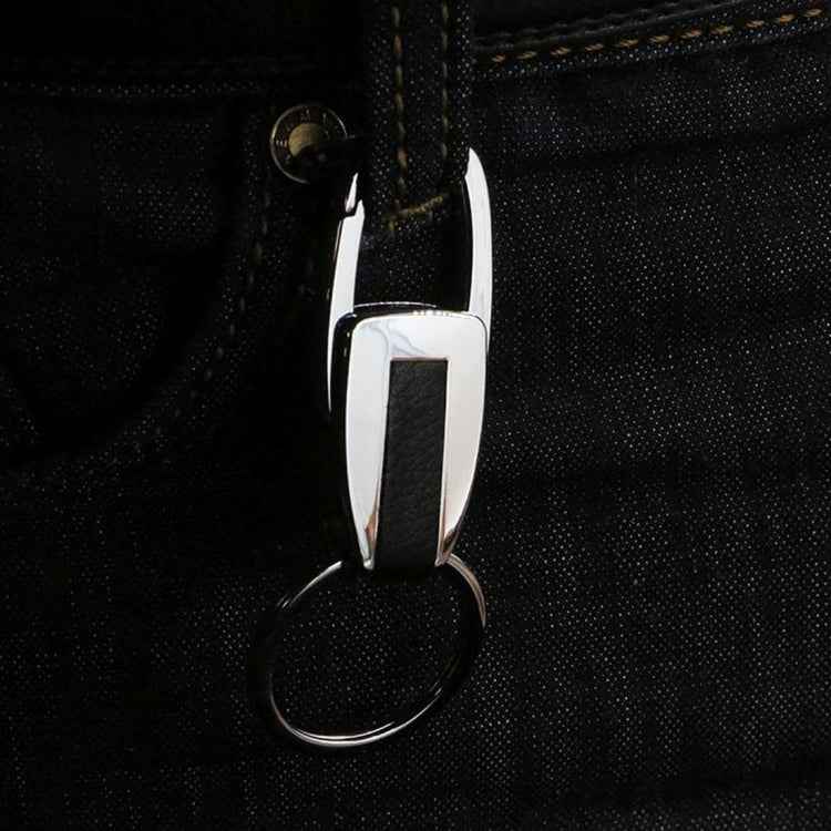 Single Ring Metal Leather Key Chain Metal Car Key Ring Multi-functional Tool Key Holder Key Chains Rings Holder For Car Key Rings