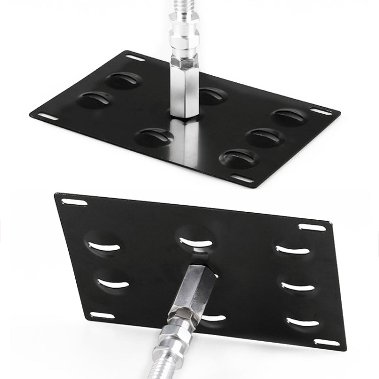 Car Front Bumper Tow Hook License Plate Mounting Bracket Holder for Audi A4