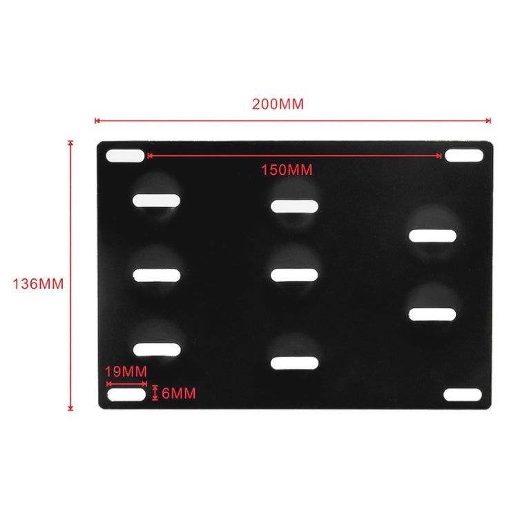 Car Front Bumper Tow Hook License Plate Mounting Bracket Holder for Mazda / Lexus, For Mazda / Lexus