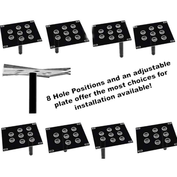 Car Front Bumper Tow Hook License Plate Mounting Bracket Holder for Toyota Yaris