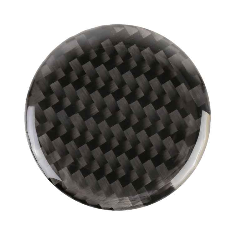 Car Water Cup Rotate Button Panel Carbon Fiber Decorative Sticker for Jeep Grand Cherokee 2014-2018