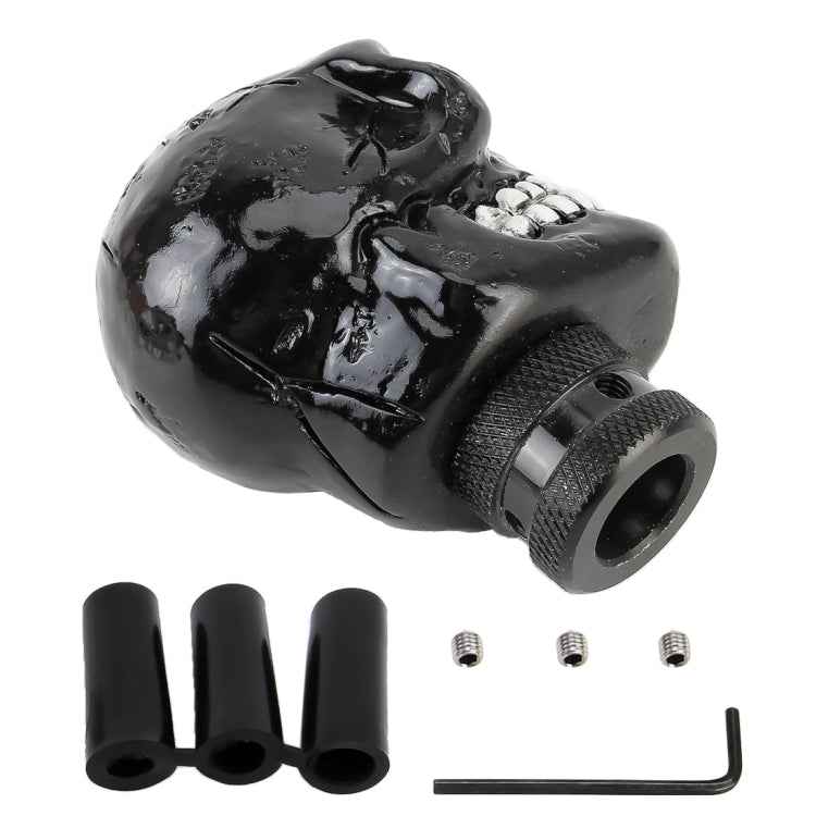 Universal Skull Head Shape Manual or Automatic Gear Shift Knob, Size: 8.7x5.5cm