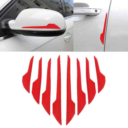 8 PCS Car Vehicle Door Side Guard Anti Crash Strip Exterior Avoid Bumps Collsion Impact Protector Sticker