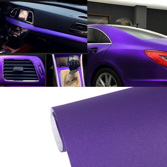 7.5m * 0.5m Grind Arenaceous Auto Car Sticker Pearl Frosted Flashing Body Changing Color Film for Car Modification and Decoration, Size: 7.5m * 0.5m