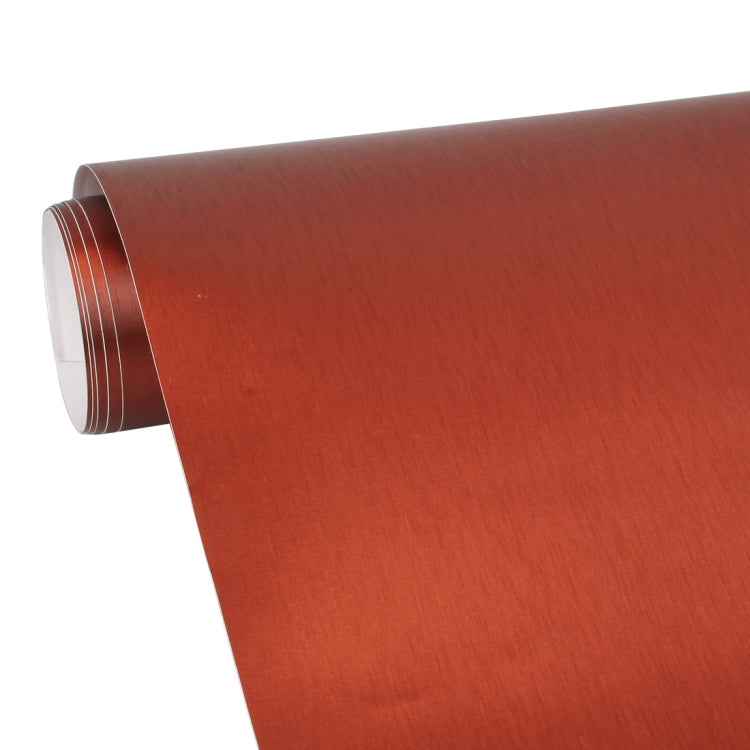 1.52 * 0.5m Waterproof PVC Wire Drawing Brushed Chrome Vinyl Wrap Car Sticker Automobile Ice Film Stickers Car Styling Matte Brushed Car Wrap Vinyl Film