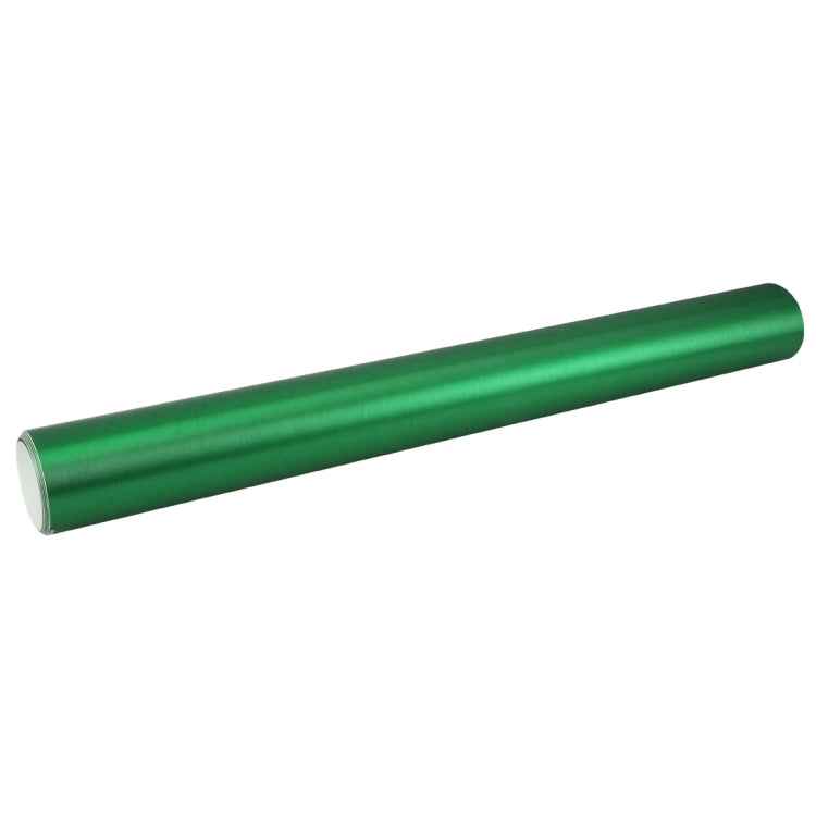 1.52 * 0.5m Waterproof PVC Wire Drawing Brushed Chrome Vinyl Wrap Car Sticker Automobile Ice Film Stickers Car Styling Matte Brushed Car Wrap Vinyl Film