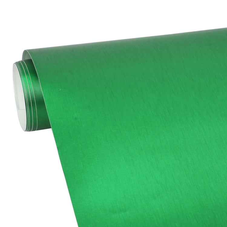 1.52 * 0.5m Waterproof PVC Wire Drawing Brushed Chrome Vinyl Wrap Car Sticker Automobile Ice Film Stickers Car Styling Matte Brushed Car Wrap Vinyl Film
