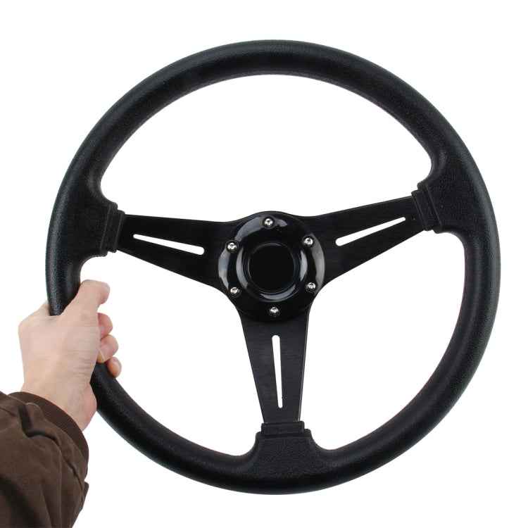 35cm PU Racing Sport Hand Wheel Car Modified Steering Wheel
