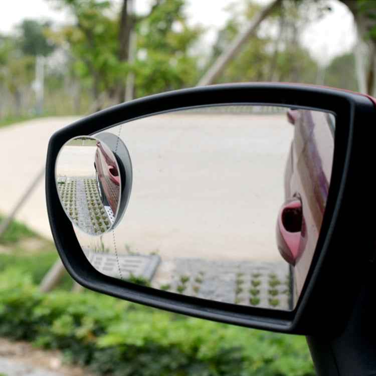 3R-055 2 PCS Car Truck Oval Blind Spot Rear View Wide Angle Mirror Blind Spot Mirror 360 Degree Adjustable Wide-angle Mirror, Size: 6.7*4.5cm