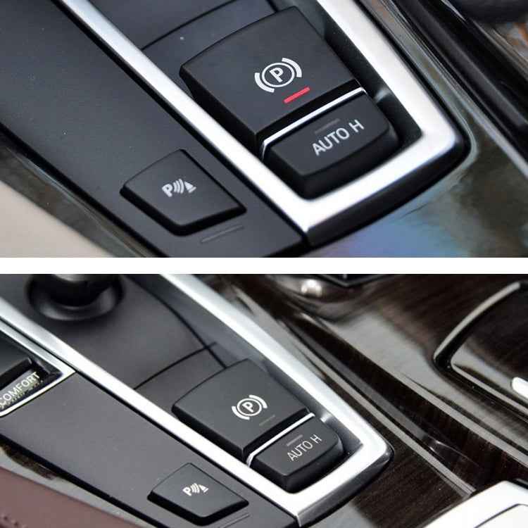Auto Parking Switch Cover Replacement Handbrake P Key Button for BMW 5 / 6 Series 2014/07-2017/05