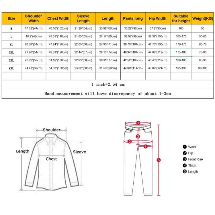 Durable Reflective Motorcycle Split Raincoat Pants Riding Bicycle Electric Bike Windproof Waterproof Rain Wear for Adult, Size: L(Black)