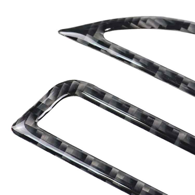 Car Carbon Fiber Air Outlet  Decorative Sticker for Volkswagen Golf 7 2013-2017, Left Drive
