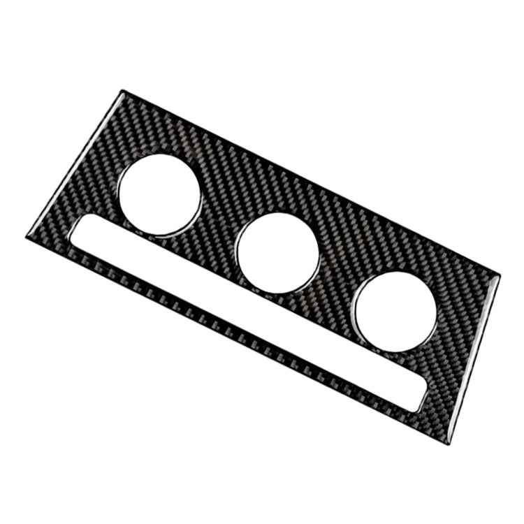 Car Carbon Fiber Air Conditioning Rotary Button Decorative Sticker for Volkswagen Golf 7 2013-2017