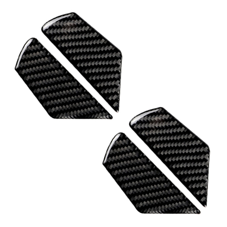 Car Carbon Fiber Door Inner Handle Wrist Panel Decorative Sticker for Volkswagen Golf 7 2013-2017