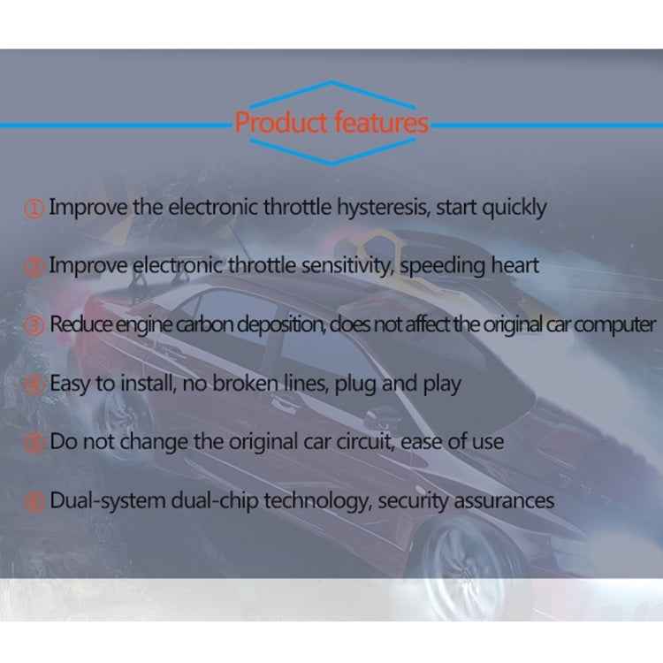 TROS TS-6Drive Potent Booster Electronic Throttle Controller for before 2014 Ford Everest