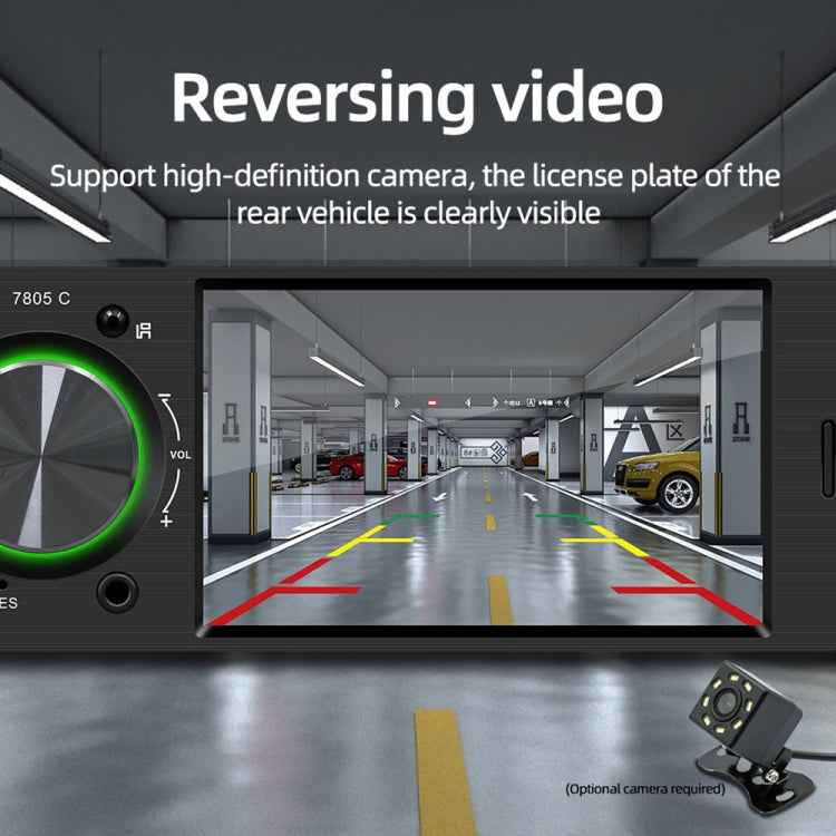 SWM-7805C 4.1 inch Touch Screen Universal Car Radio Receiver MP5 Player, Support FM & Bluetooth & TF Card with Remote Control