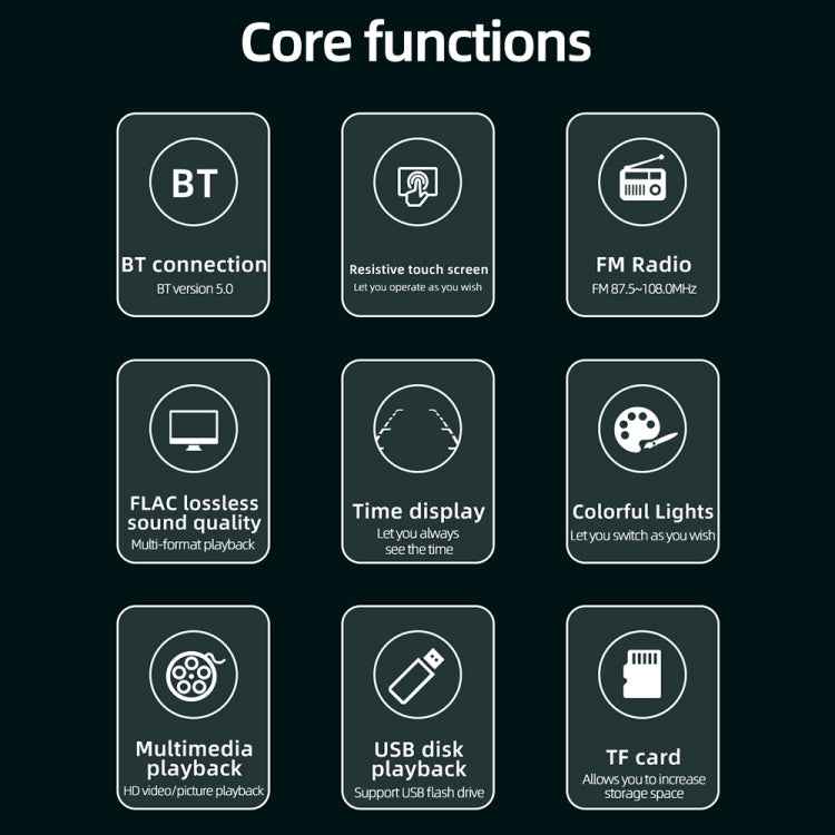 SWM-7805C 4.1 inch Touch Screen Universal Car Radio Receiver MP5 Player, Support FM & Bluetooth & TF Card with Remote Control